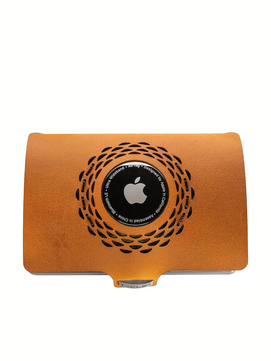 I-clip Radio Impact Apple Airtag Herrenbrieftasche Mit Schiebemechanismus Farbe Kamel