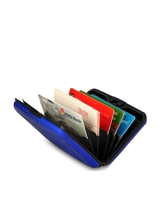 V-store Metal Security Wallet Credit Cards Skimming Protection Dark Brown