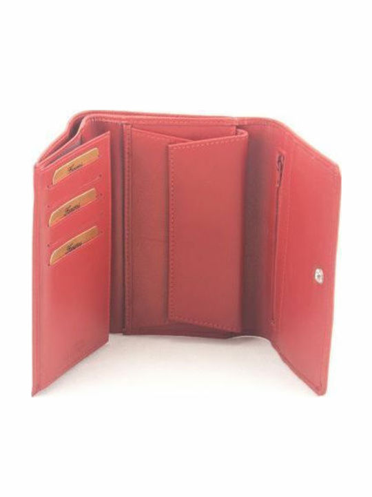 Kouros Leder Damenbrieftasche Damenbrieftasche-7036-Rote