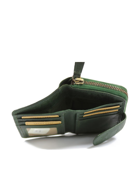 Trip Camel Πορτοφόλι Γνήσιο Vintage Μαλακό Δέρμα 512green