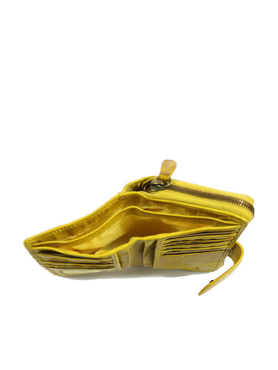 Trip Camel Wallet Genuine Vintage Soft Leather 510 Yellow