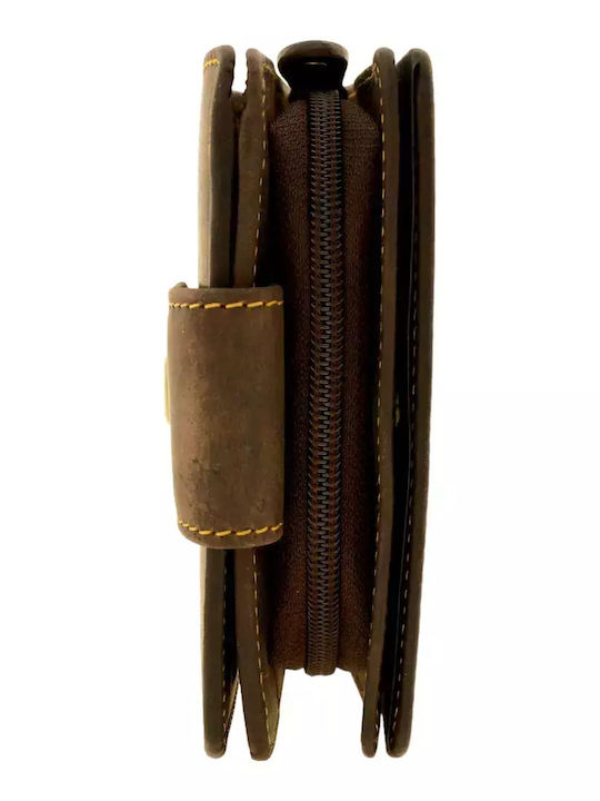 Damenbrieftasche Leder Olivenbraun Artemis Wa-k-h840