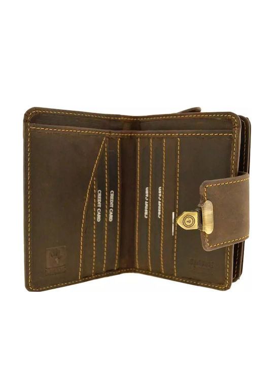 Damenbrieftasche Leder Olivenbraun Artemis Wa-k-h840