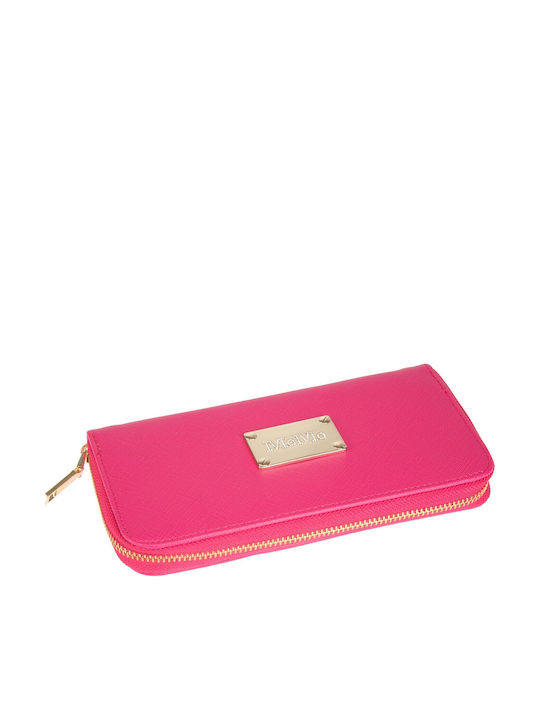 Fuchsie Damenbrieftasche 989metal