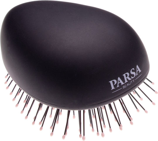 Parsa Βουρτσα Wet & Dry Χωρις Λαβη Μικρη Μαυρη