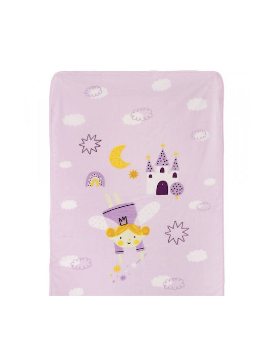 Nima Κουβέρτα Βελουτέ Odette Λιλά 160x220εκ.