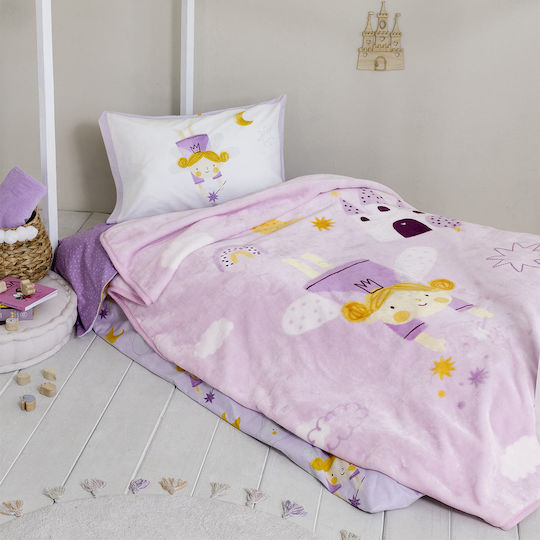 Nima Blanket Velvet Odette Lilac 160x220cm
