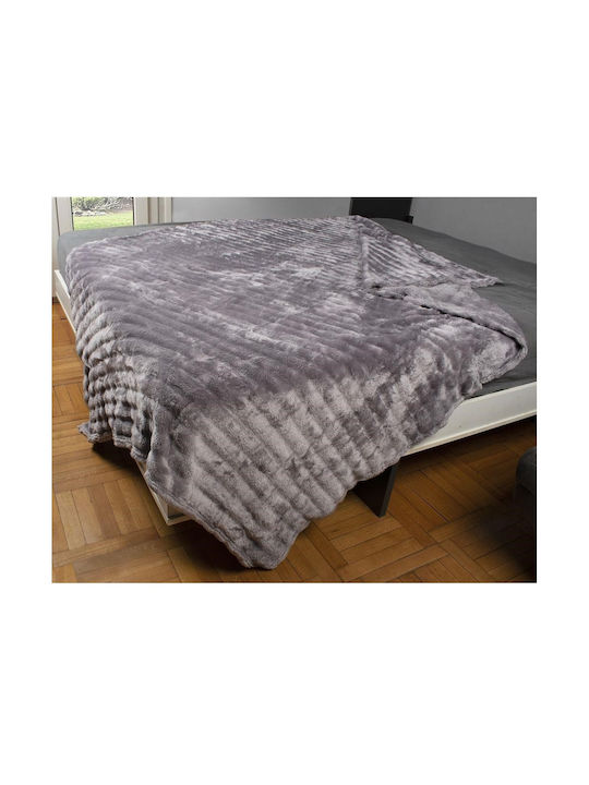 Dimcol Одеяло Флийс Grey 160x220cm