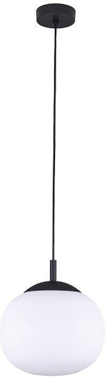 TK Lighting Hängelampe Transparent mit Fassung E27 25x25cm.