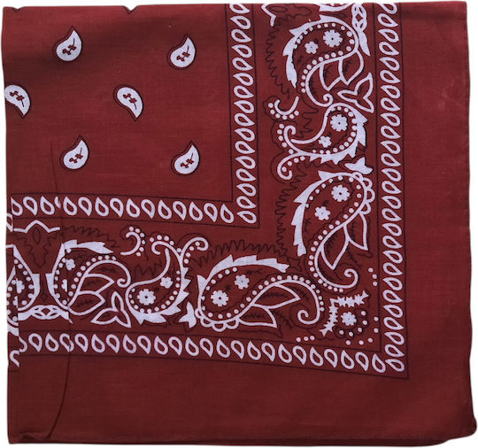 Bandana Bumbac 54x54 Burgundia