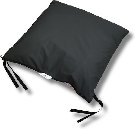 Seat Cushion Hollow Silicone Fibers 43x43x9cm Capelli Kf084343