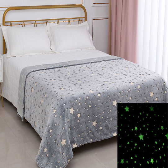Silk Fashion Decke Star Leuchtend Gray 170x220cm Silk Fashion Decke Star Leuchtend Gray 170x220cm