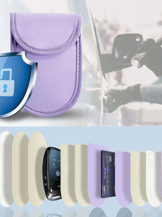 Tech-protect Klr100 Rfid Блокиращ Калъф За Ключ За Кола Лилав