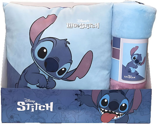 Disney Blanket Stitch Blue 110x150cm