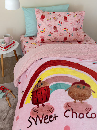 Palamaiki Blanket Fleece Pink 220x160cm