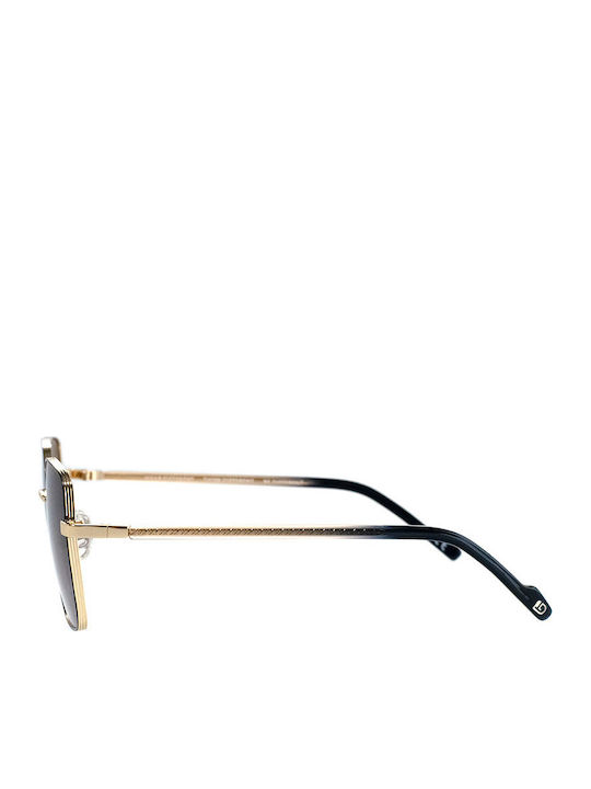 Tipi Diversi Damen Sonnenbrillen mit Goldenem Metallrahmen und Goldenem Glas TD406002S53-1