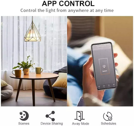 Power Socket Wi-Fi Black 1pcs