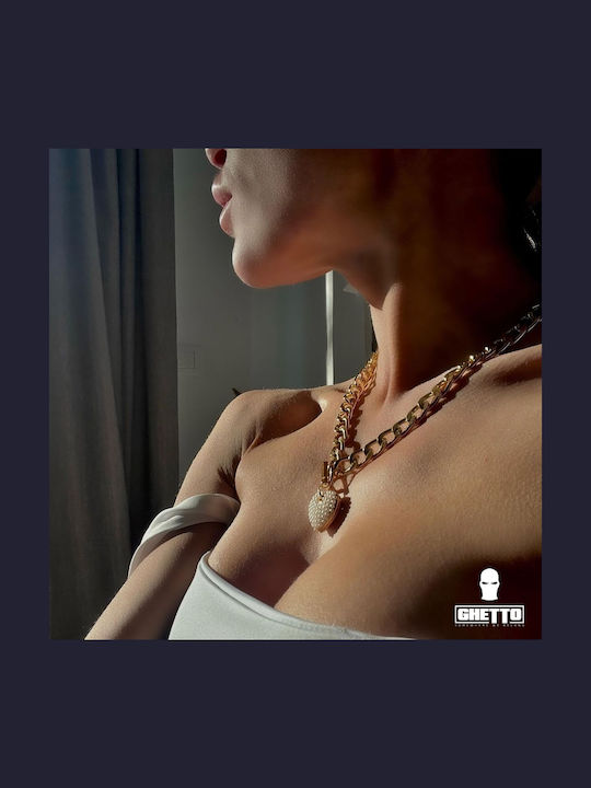Ghetto Damen Kreuz mit Kette
