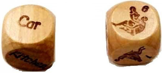 Wooden Art Wooden Dice Kamasutra 0552