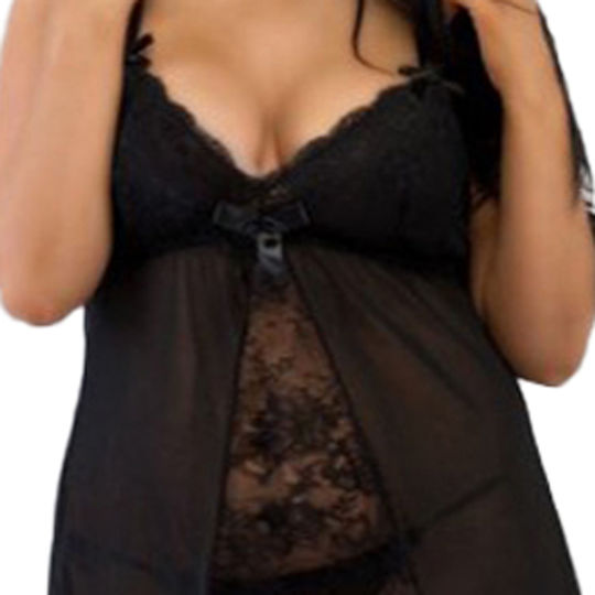 Perfect4u Нощница Секси Бебидол Стринг Плюс Размер