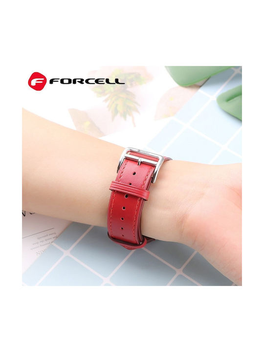 Forcell Λουράκι Κόκκινο (Apple Watch 42/44/45/49 mm) Forcell Λουράκι Κόκκινο (Apple Watch 42/44/45/49 mm)