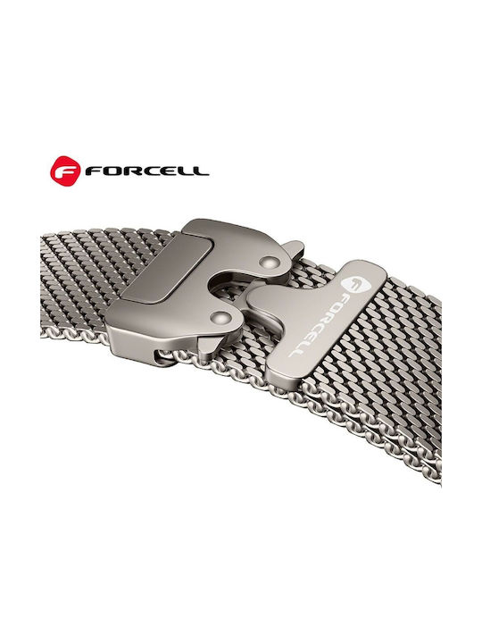 Forcell Strap Stainless Steel Black (Apple Watch 42/44/45/49 mm)