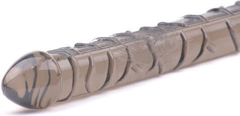Dildo Dublu Realist de Culoare Neagră