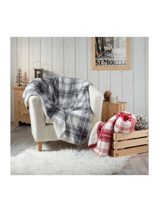 Douceur d'Intérieur Lucile Κουβέρτα Υπέρδιπλη 220x240εκ. Πορτοκαλί