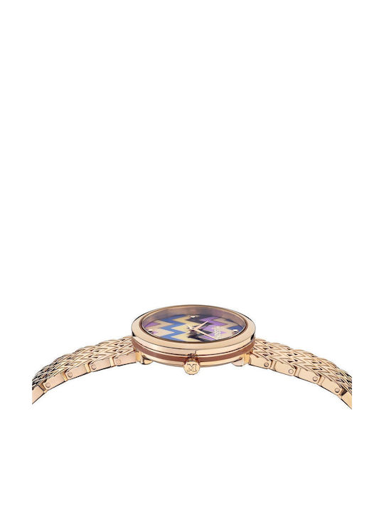 Missoni M1 Rose Gold Stainless Steel Bracelet