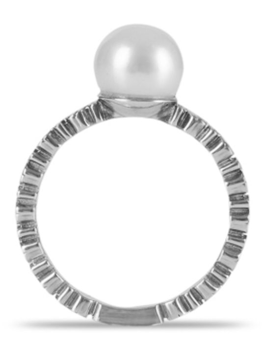 Tous Frauen Silber Solitärring Mit Perlen 51-272-553-0 Tous Frauen Silber Solitärring Mit Perlen 51-272-553-0