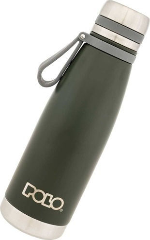 Polo Μπουκάλι Θερμός Ανοξείδωτο 650ml Χακί