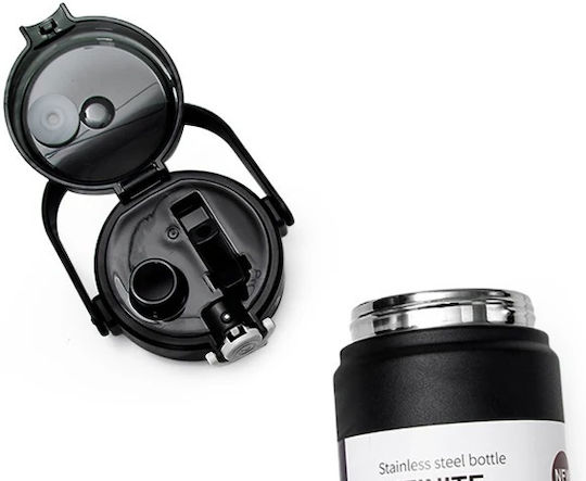 Bottle Thermos Stainless Steel / Plastic 1lt Black 616236