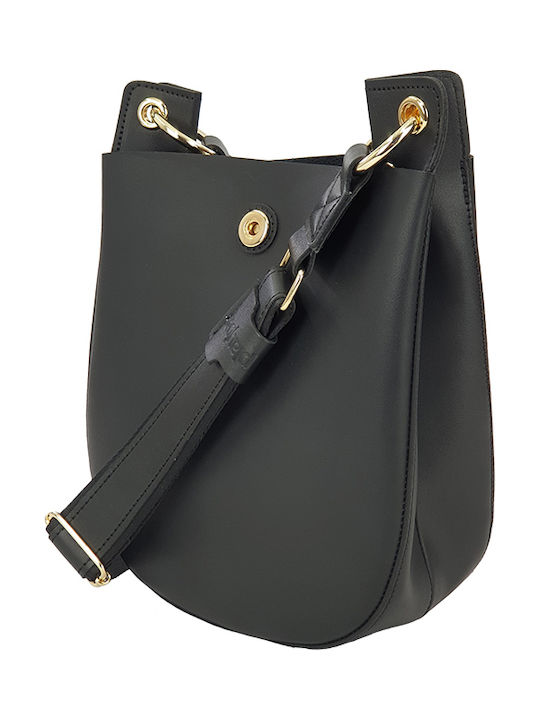 Kleine Damenhandtasche Crossbody Playbags Collection J049s Schwarze