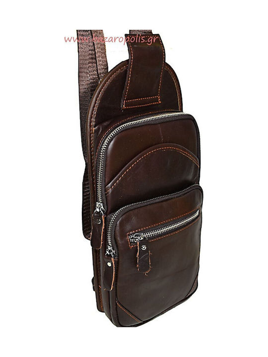 Crossbody Ac 8697 Braune Taschen für Herren