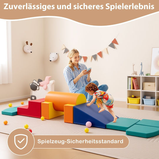 Costway Weiche Klettersteine Mehrfarbig
