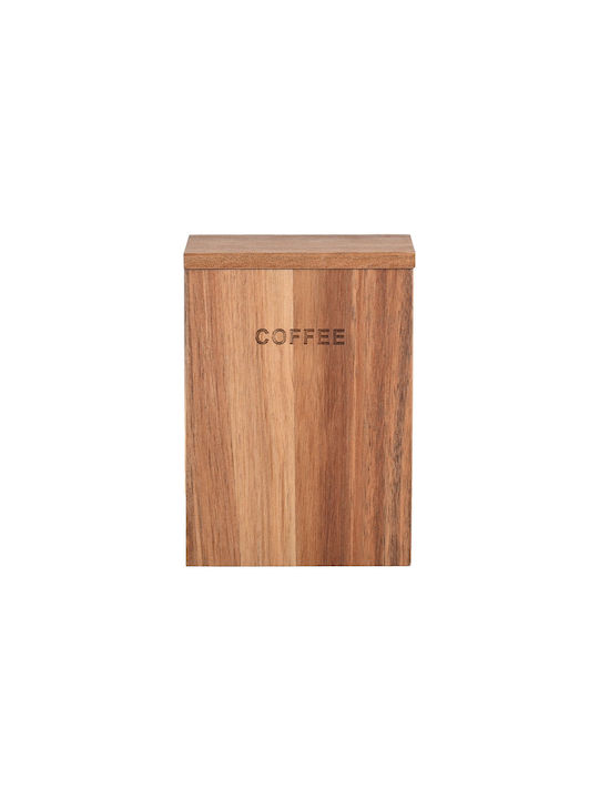Estia ALLURE Vase Coffee with Lid Wooden Brown 10x10x14cm Estia ALLURE Vase Coffee with Lid Wooden Brown 10x10x14cm
