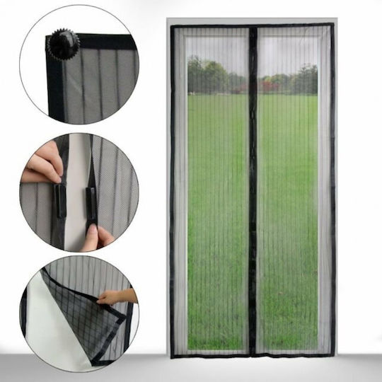 Magnetisches Anti-Insektennetz Magic Mesh Schwarz Braun