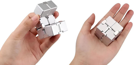 Zappelphilipp-Würfel Metallisch Silber