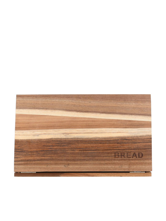 Estia Allure Bread Box Wooden Beige 38x26x19cm