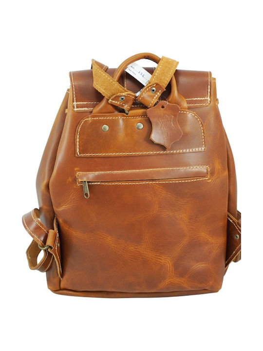 Δερμάτινο Σακίδιο Πλάτης Leather Creations 132 Brown Ταμπα