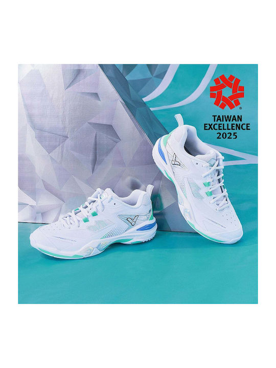 Damen Sportschuhe Badminton Weiß