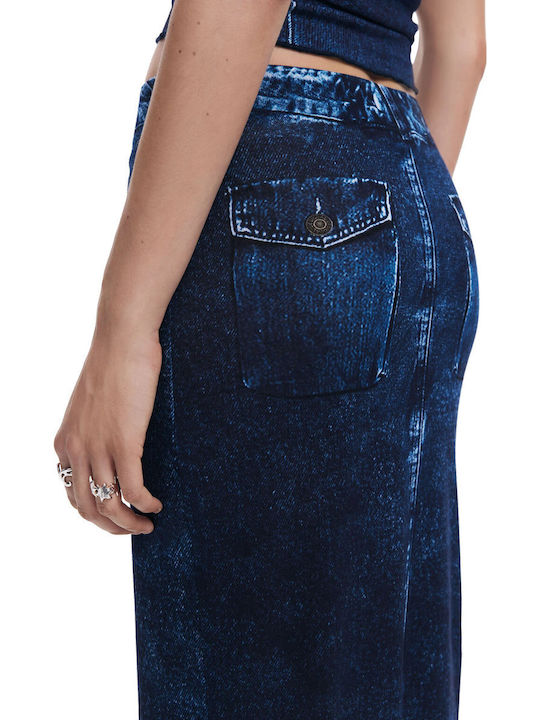 Shakespeare Skirt Azul Retro