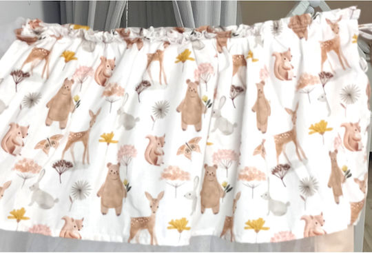 Baby Star Κουνουπιέρα Κούνιας Forest Friends Λευκό