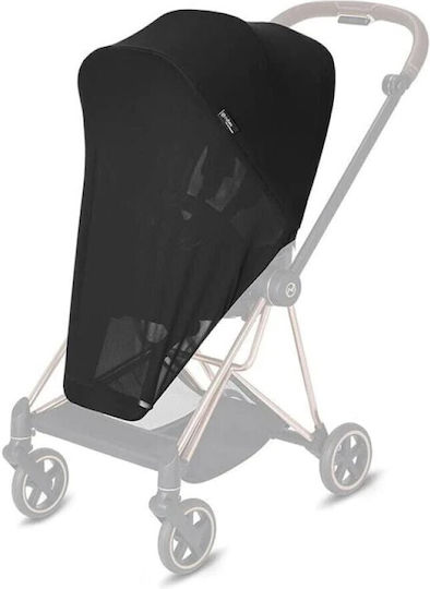 Cybex Mückennetz Kinderwagen Priam & Mios aus Tüll 519002900 mit Gummizug Schwarz