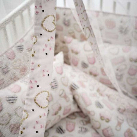 Vesta Home Кошара За Количка Pinky от Тюл 000009595 Бяла 180x180см.