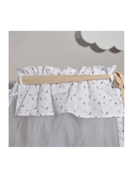 Baby Oliver Mosquito Net Crib Tulle 46-6703/404 Beige 180x500cm