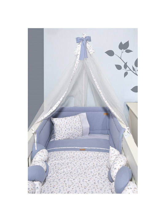 Baby Oliver Mosquito Net Room Cotton 46-6703/401 Light Blue 180x500cm