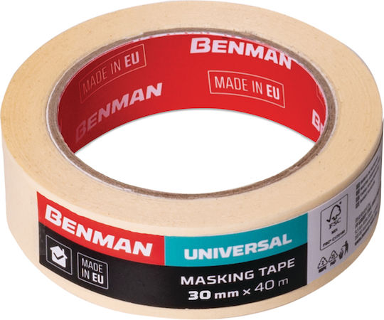 Χαρτοταινια Γενικης Χρησης Benman Universal 30mmx40m 40563 40563