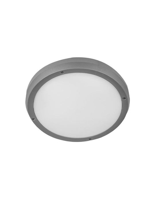 Adeleq Outdoor Ceiling Flush Mount E27 in Black Color 21-8011