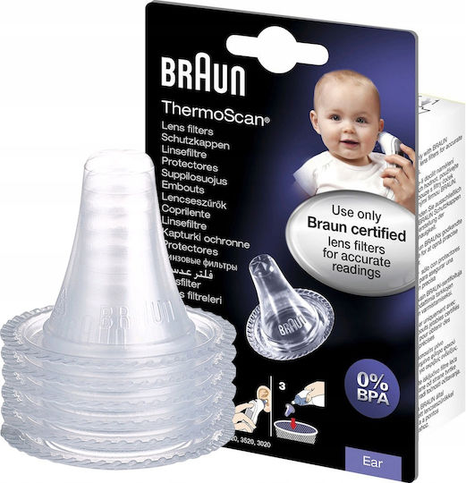 Braun Otoscope Accessories Thermoscan LF420 Disposable Filters 40pcs